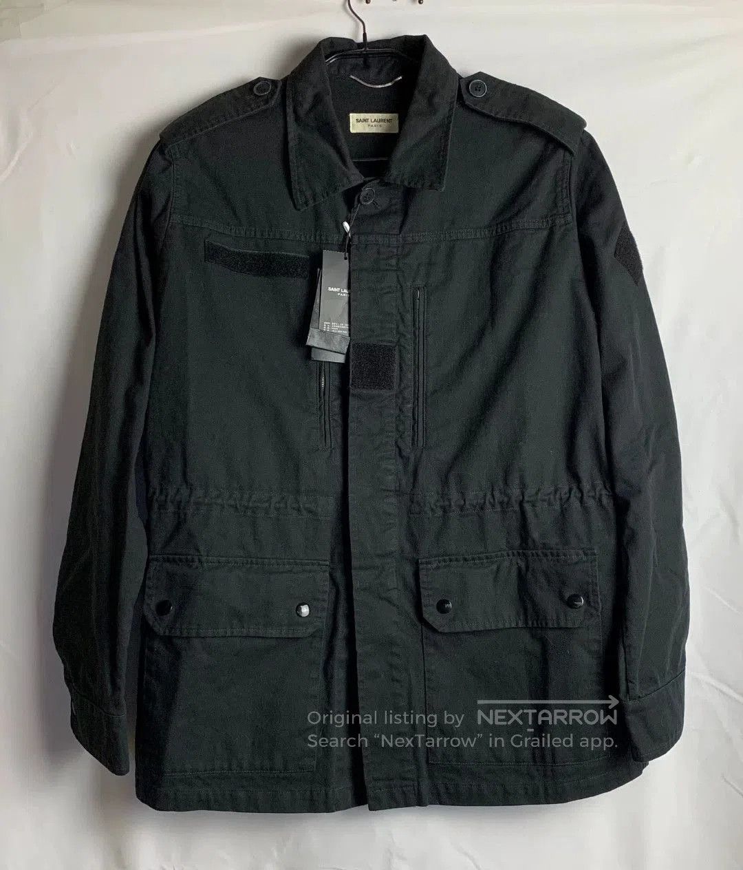 Saint Laurent Paris Saint Laurent Black Caban Jacket. Size US S / EU 44-46 / 1 - 1 Thumbnail