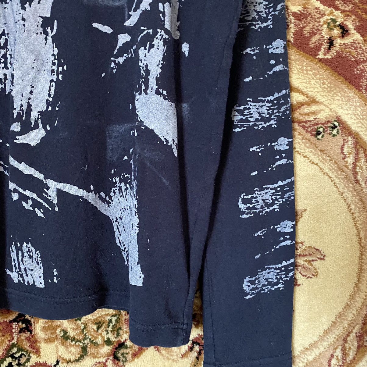 Diesel × Vintage Rare Vintage Diesel Long Sleeve Tee Centre Logo Y2K style Size US L / EU 52-54 / 3 - 10 Thumbnail