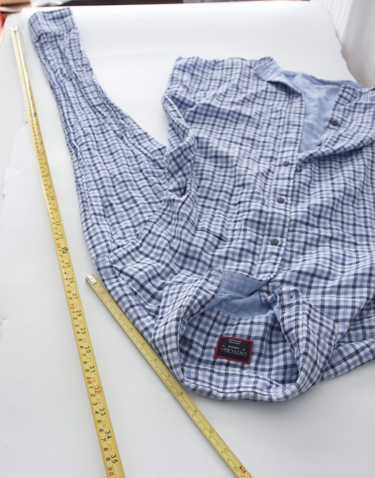 UNTUCKit UntucKit Flannel Shirt Size M Blue Plaid Size US M / EU 48-50 / 2 - 5 Thumbnail
