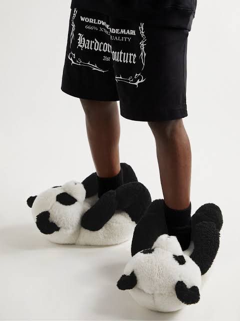 Vetements Vetements FW21 Oversized PandaBear Shearling Loafers (41/42) Size US 8.5 / EU 41-42 - 1 Thumbnail