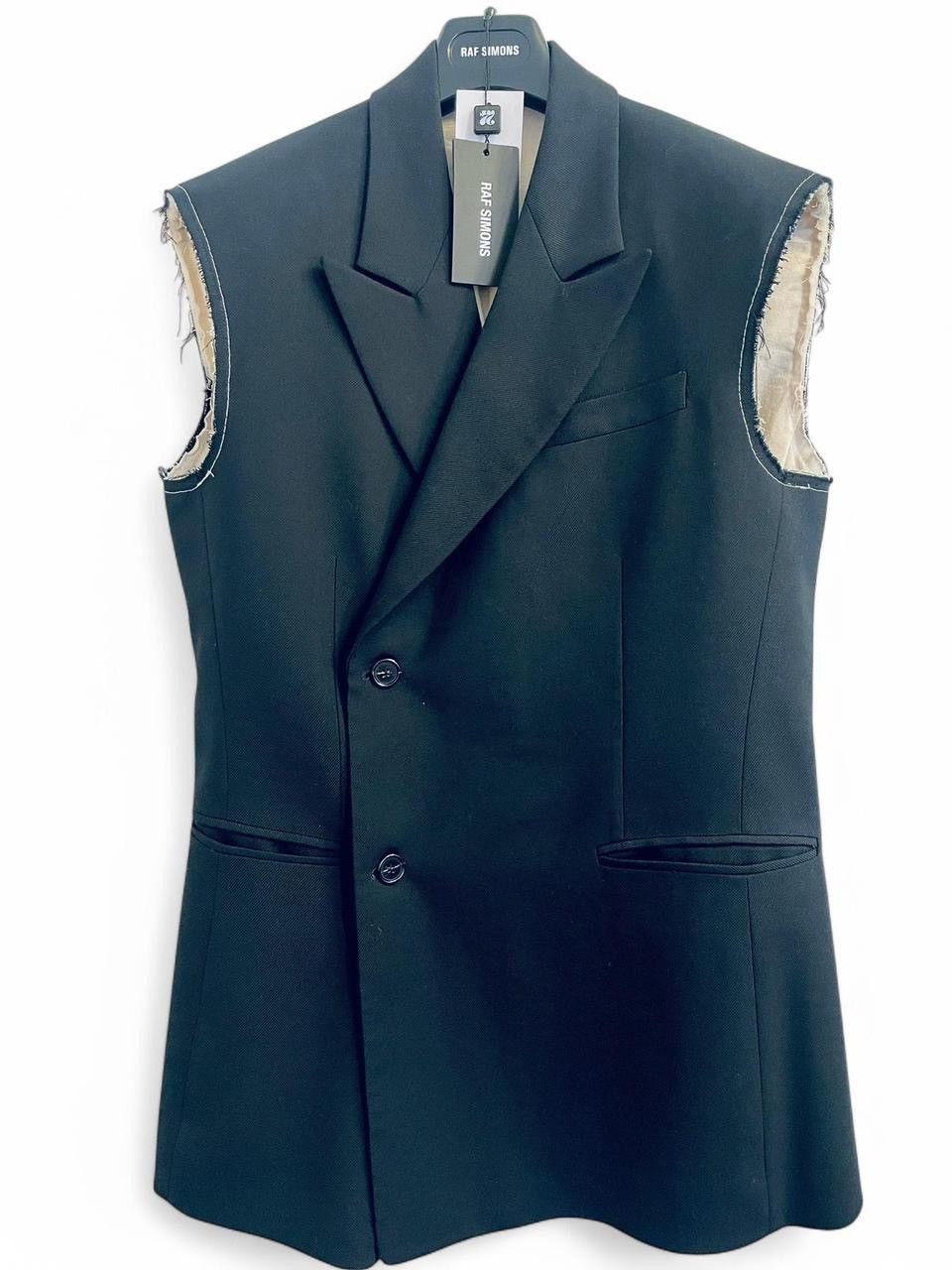 Raf Simons Raf Simons SS 20 Sleeveless Blazer Size 46L - 2 Thumbnail