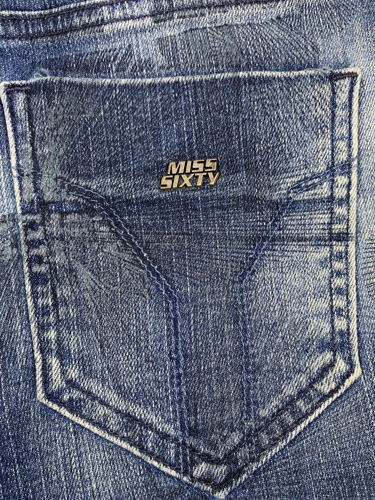 Miss Sixty 2000s Miss Sixty Italy Stretchy Fireworks Art Hot Shorts Size 27" / US 4 / IT 40 - 5 Thumbnail