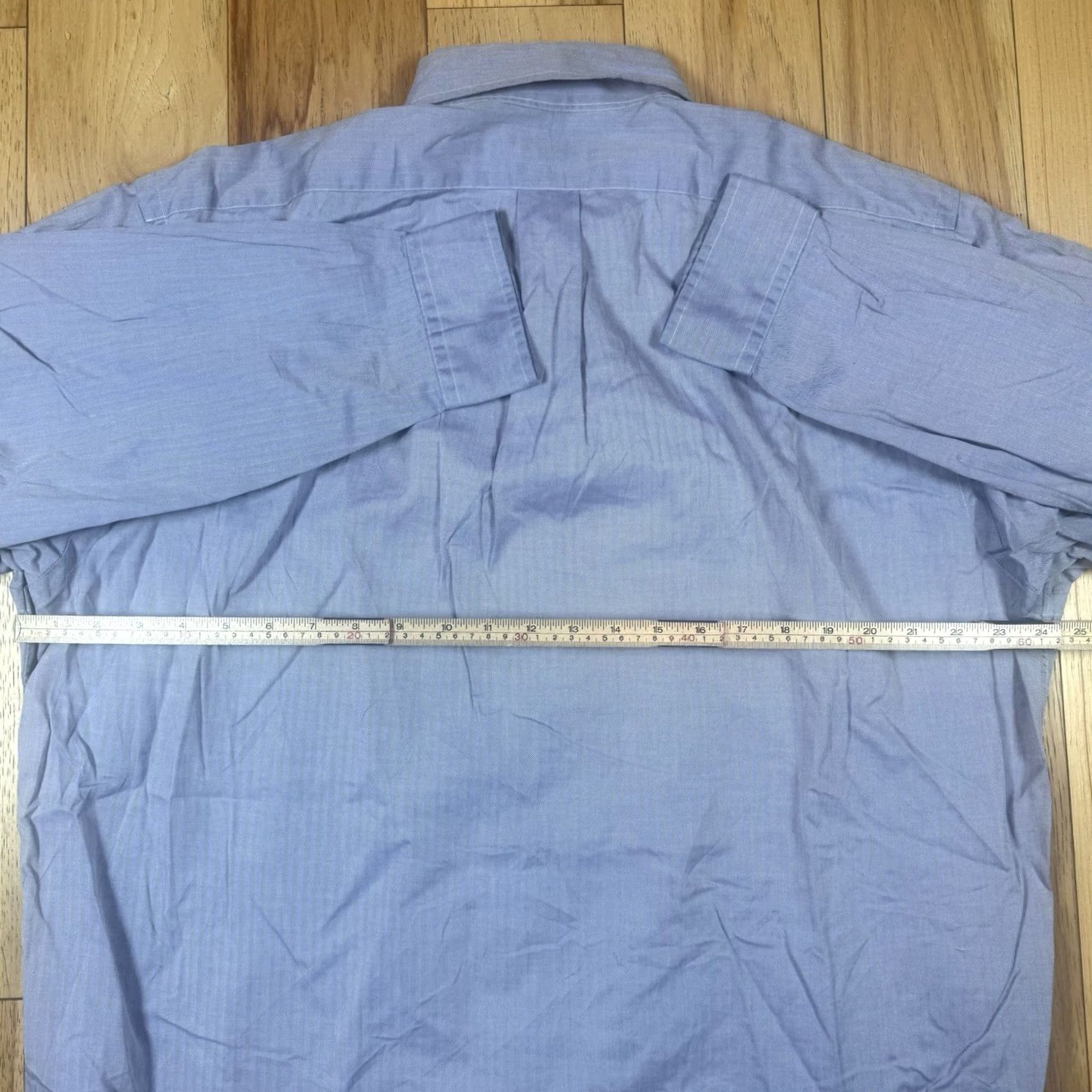 Polo Ralph Lauren Polo Ralph Lauren Button-Up Shirt Mens L Long Sleeve Blue 16 34/35 Large Regular Size - Size US L / EU 52-54 / 3 - 4 Thumbnail