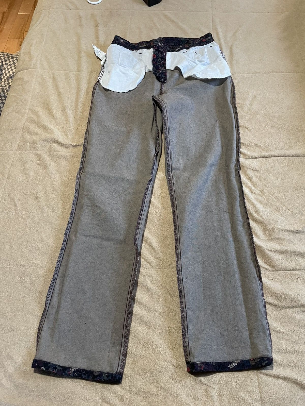 Gloria Vanderbilt Gloria Vanderbilt Floral Denim Pants Size 28" / US 6 / IT 42 - 4 Thumbnail