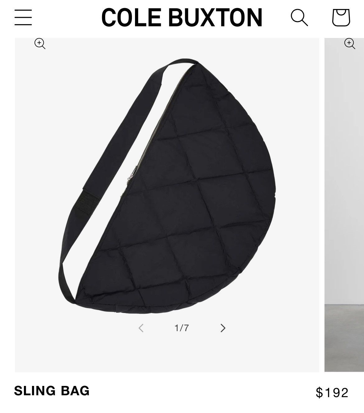 Cole Buxton COLE BUXTON SLING BAG Size ONE SIZE - 3 Thumbnail