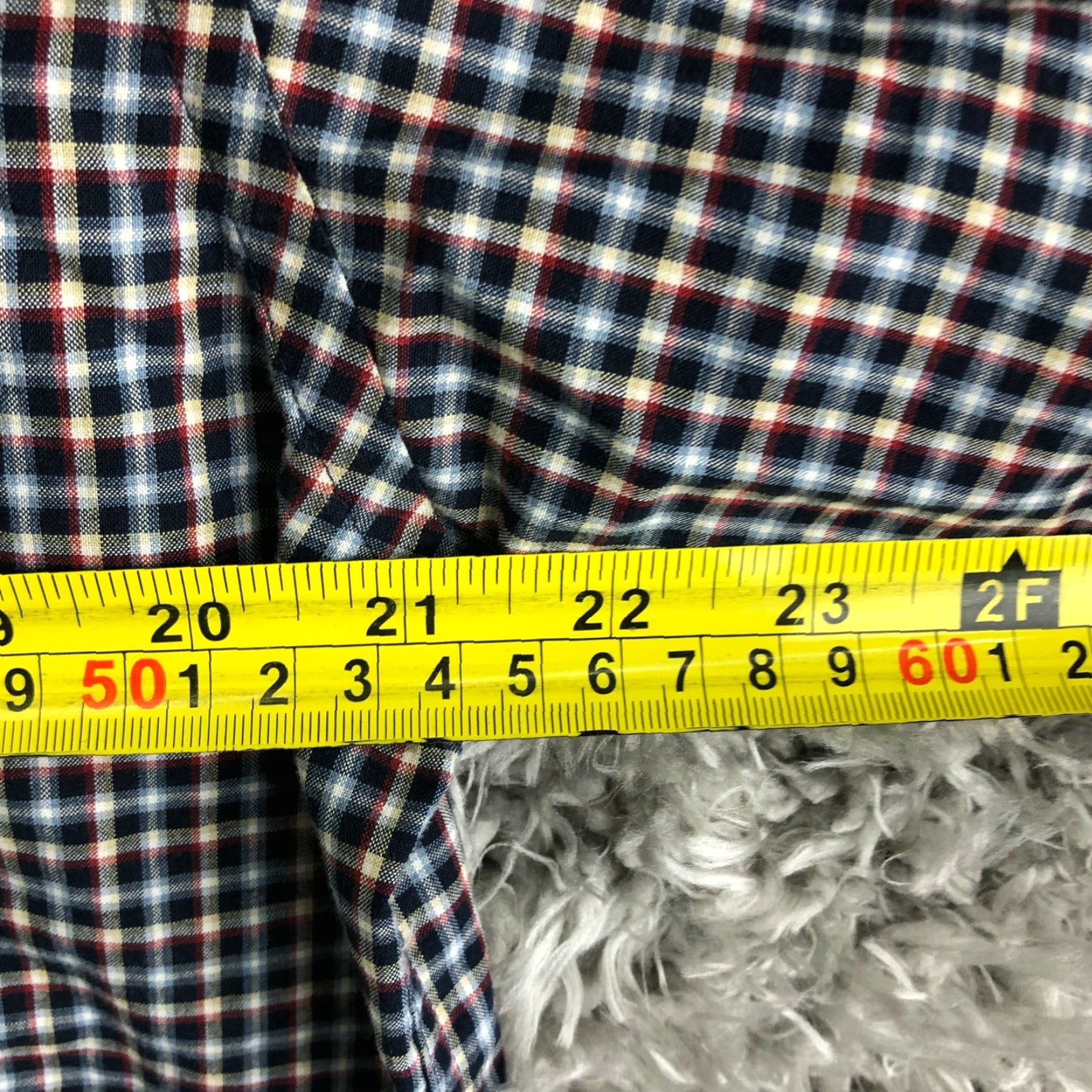Haggar Haggar Shirt Button-Up Plaid Blue Long Sleeve Button-Down Collar Mens Large Blues Classic Vintage No Size US L / EU 52-54 / 3 - 4 Thumbnail