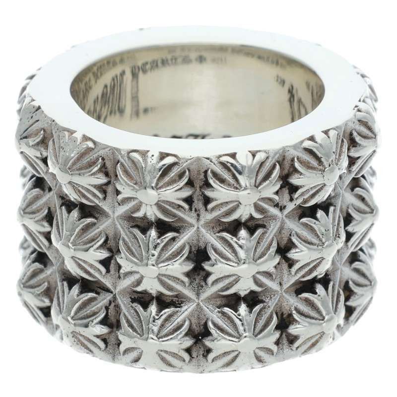 Chrome Hearts Chrome Hearts Pete Punk Triple Row Silver Ring Size ONE SIZE - 5 Thumbnail