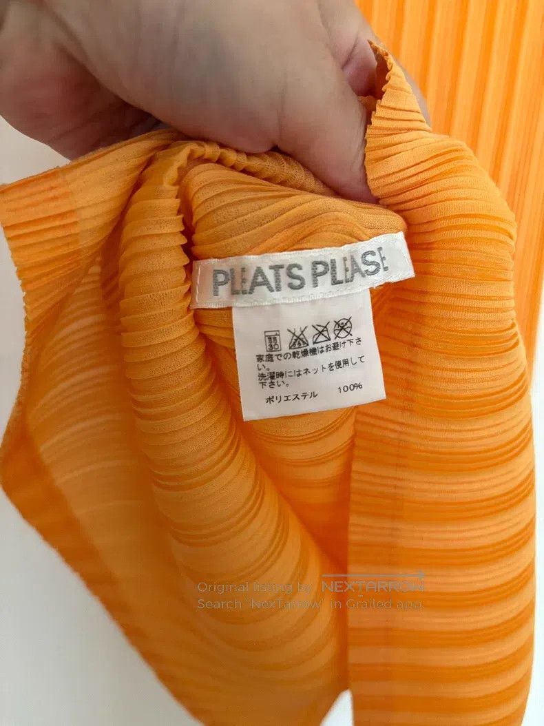 Issey Miyake Issey Miyake Orange Tank Top Size S / US 4 / IT 40 - 3 Thumbnail