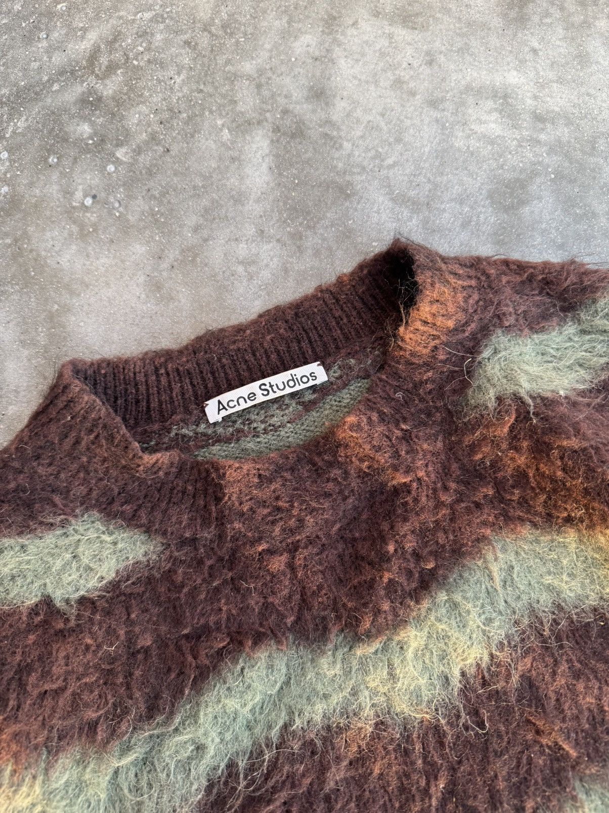 Acne Studios Acne Studios Mohair Alpaca Fuzzy Sweater Knit Hype designer Size US L / EU 52-54 / 3 - 2 Thumbnail