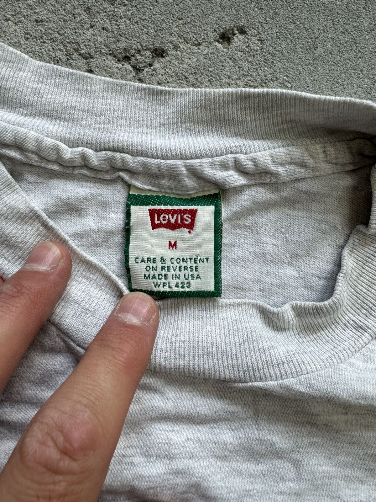 Levi's Vintage Clothing 💥Vtg Levis Western Cowboy Jean Men's T-Shirt Size US M / EU 48-50 / 2 - 5 Thumbnail