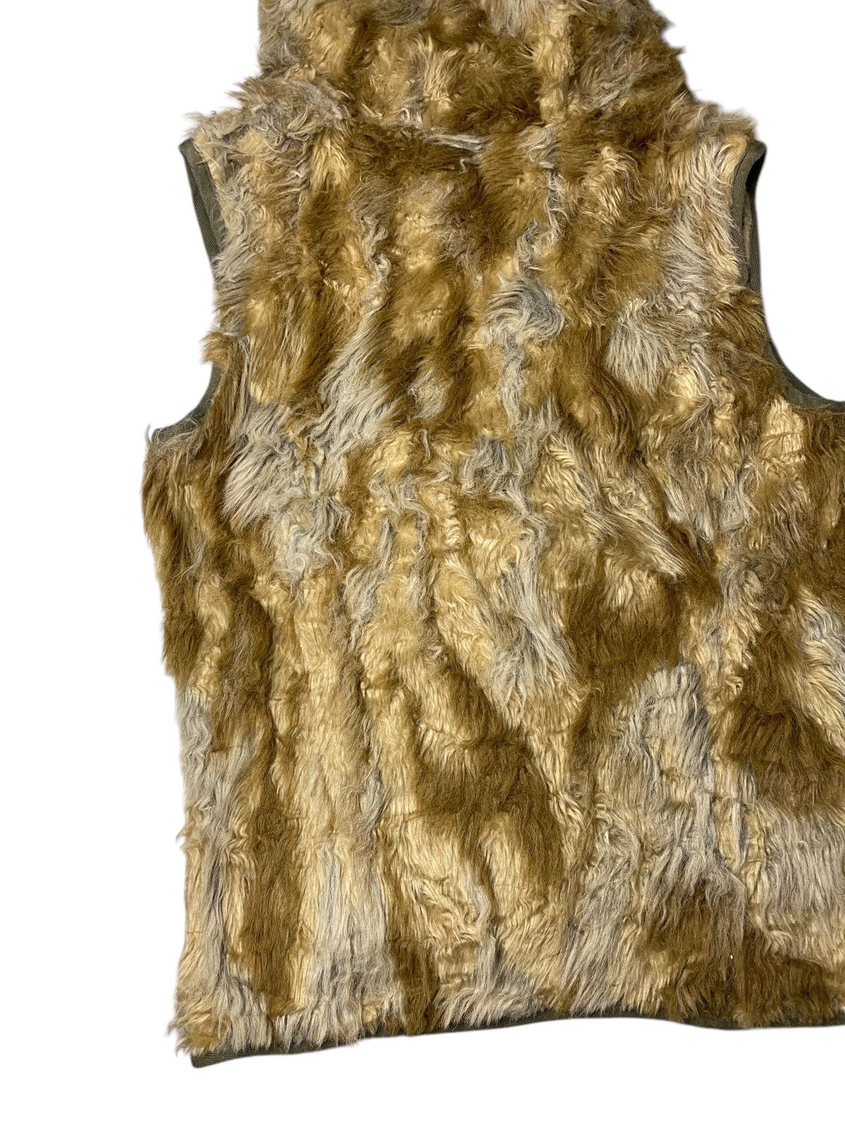 If Six Was Nine 2000's Moussy Fur Military Vest Hoodie Size US M / EU 48-50 / 2 - 13 Thumbnail