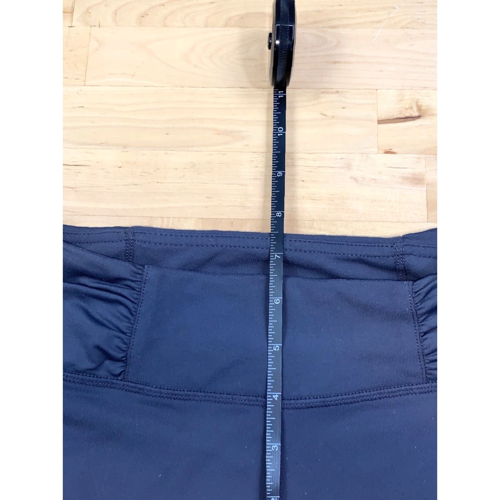 Lululemon Lululemon Leggings Black Herringbone Size 4 Activewear Yoga Women's Ankle Leggings Size 27" / US 4 / IT 40 - 6 Thumbnail