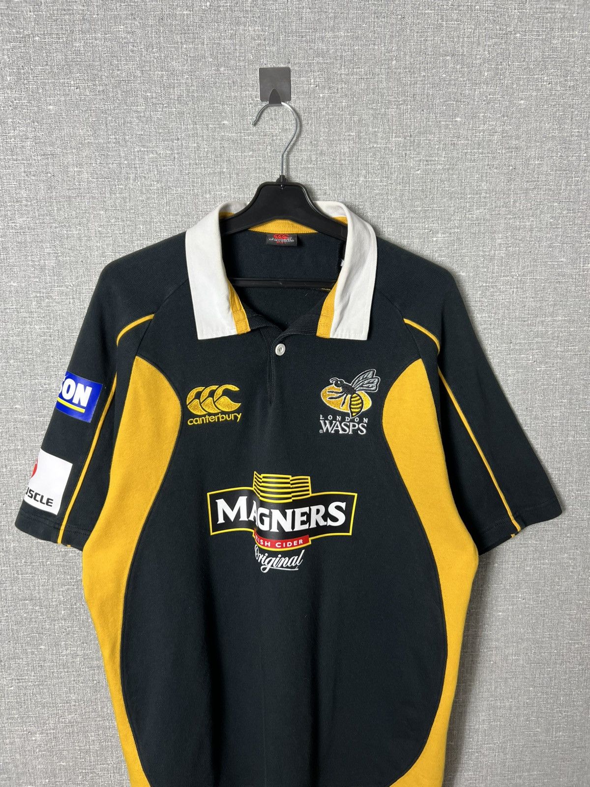 Canterbury of New Zealand Vintage Canterbury Wasps London Rugby Union Jersey Size L Size US L / EU 52-54 / 3 - 2 Thumbnail