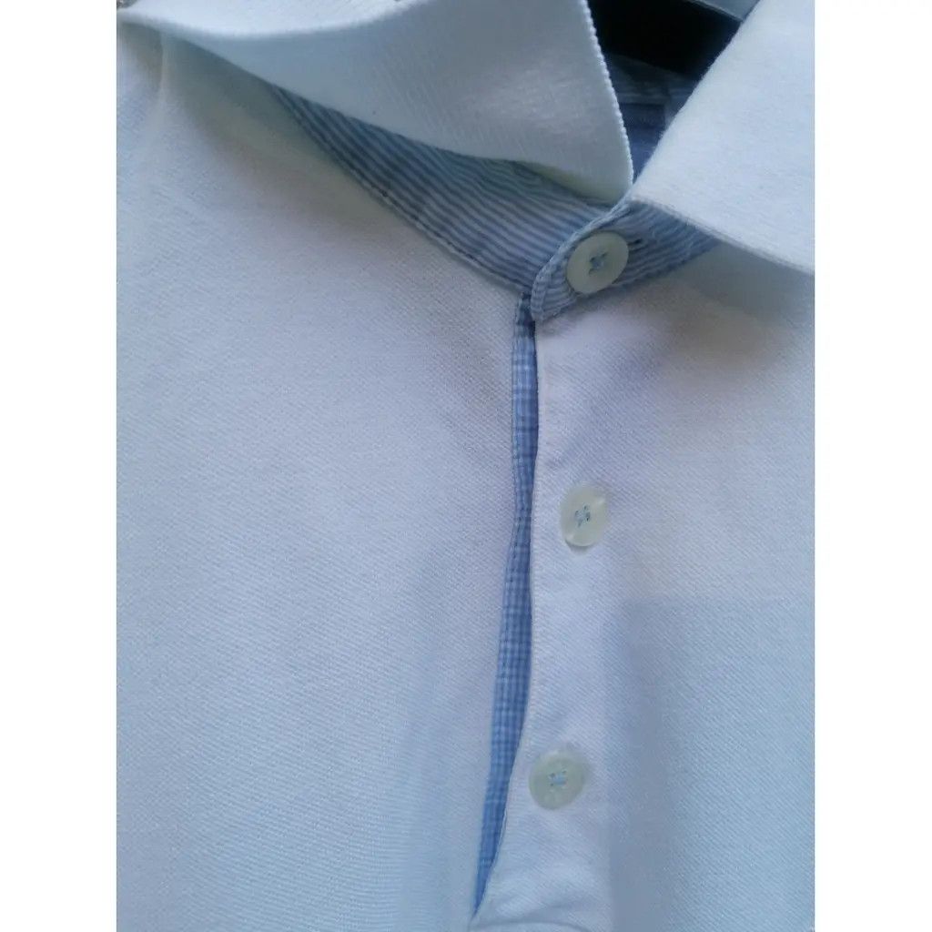 Other TBS White Cotton Polo (Size M) Size US M / EU 48-50 / 2 - 2 Thumbnail