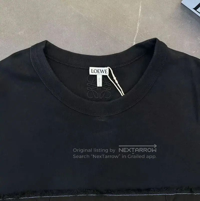 Loewe Loewe Black Cotton Summer T-Shirt . Size S / US 4 / IT 40 - 4 Thumbnail
