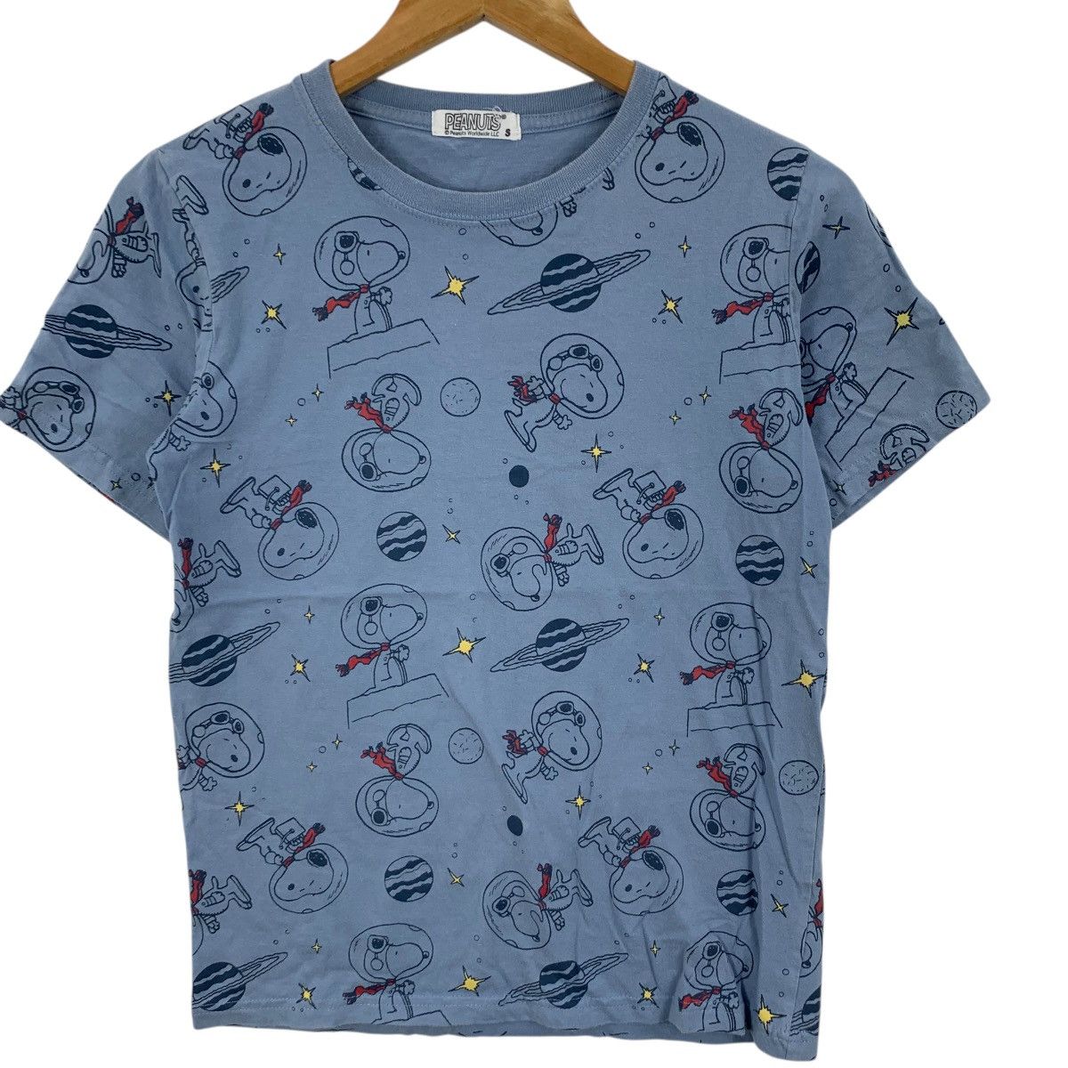 Peanuts PEANUTS SNOOPY AEROSPACE Astronaut AOP Tee Shirt Top Size S / US 4 / IT 40 - 5 Thumbnail