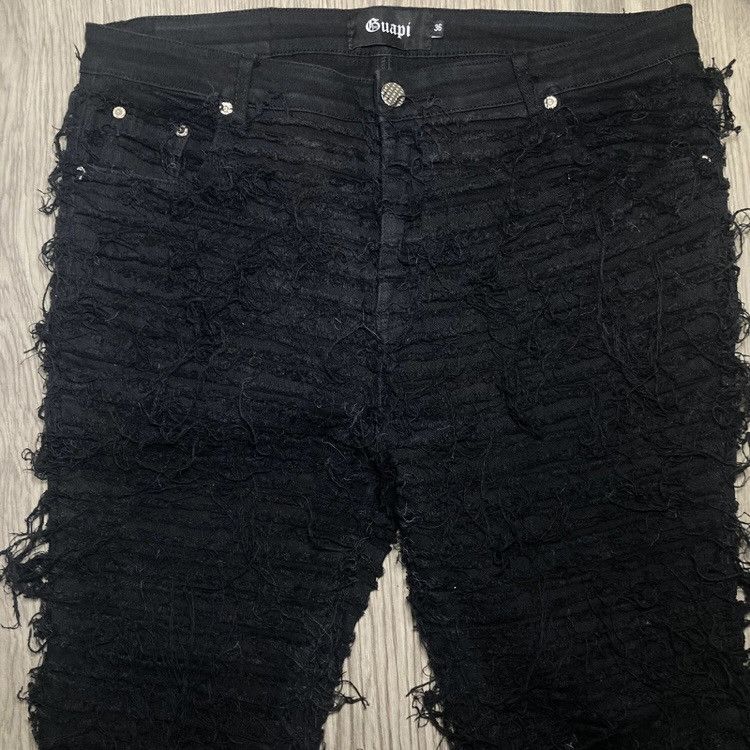 Other Guapi Jeans Men’s 36x37 Slim Stacked Distress High Rise Size US 36 / EU 52 - 3 Thumbnail