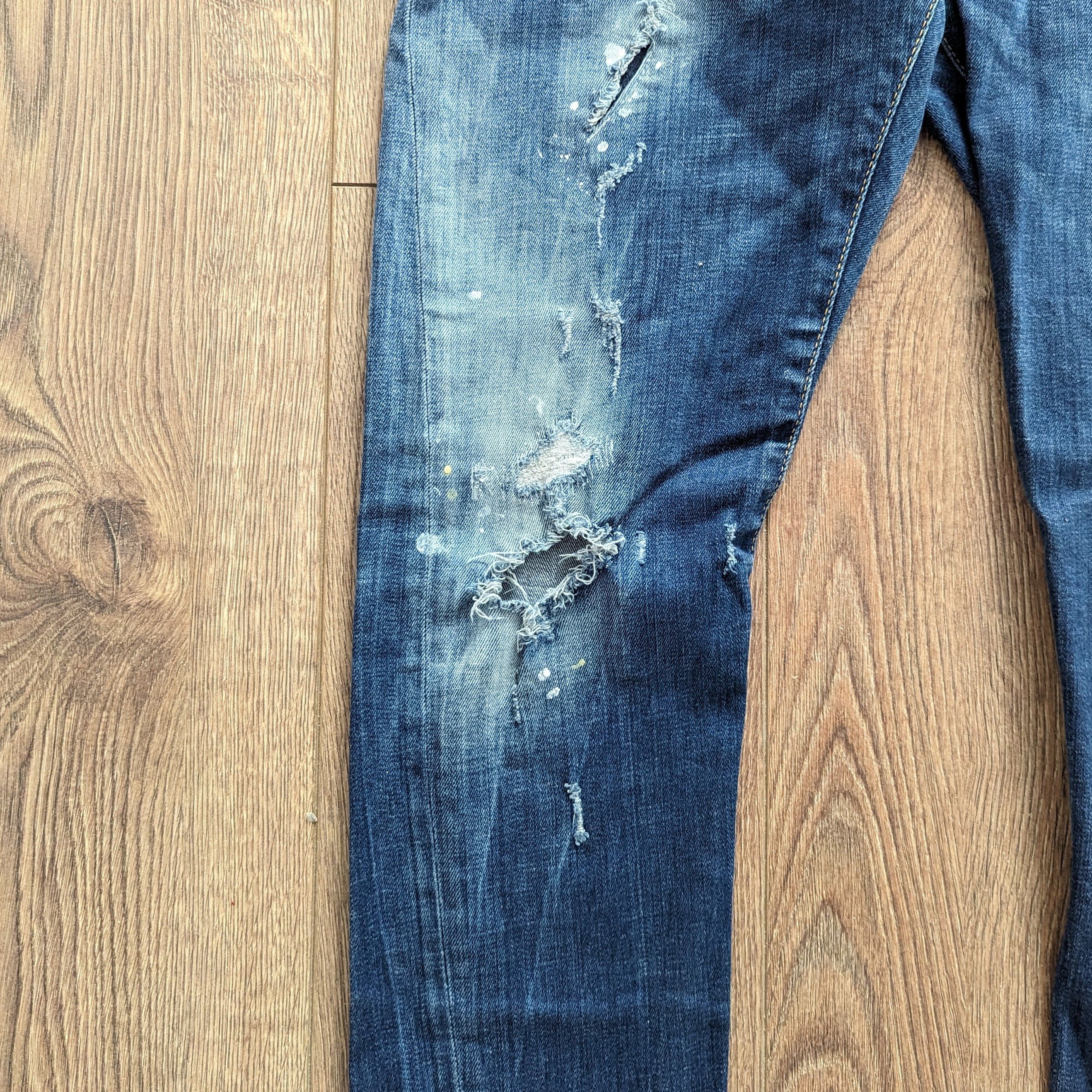 Dsquared2 Dsquared2 Sexy Twist Jeans Men's Blue Pants Made In Italy Size US 32 / EU 48 - 10 Thumbnail