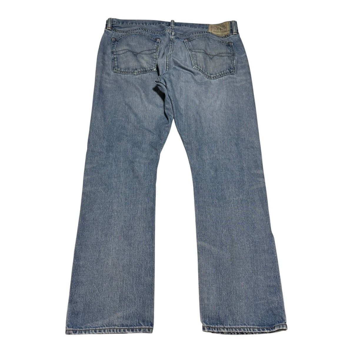 Polo Ralph Lauren Polo Ralph Lauren Slim Straight Distressed Jeans Men 37x30.5 Size US 37 - 2 Thumbnail