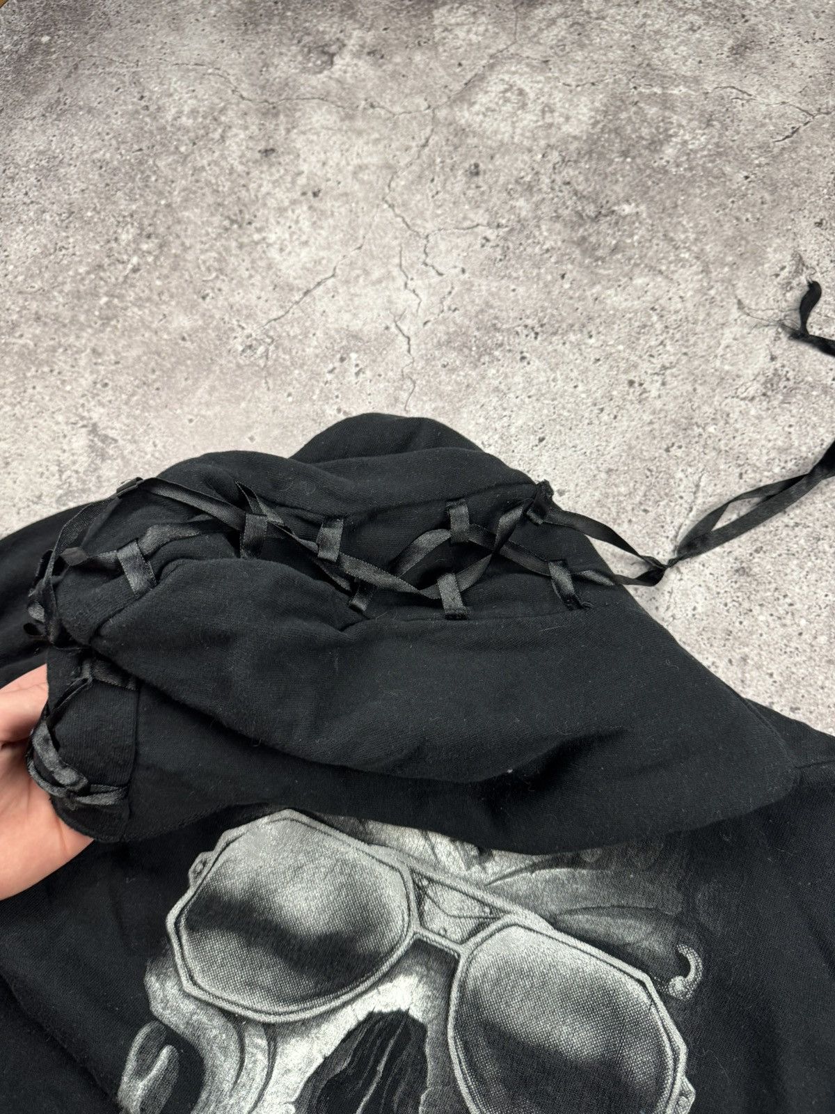 Japanese Brand Y2k opium designer zip hoodie Vamp Rick Owens type spiral Size US L / EU 52-54 / 3 - 6 Thumbnail