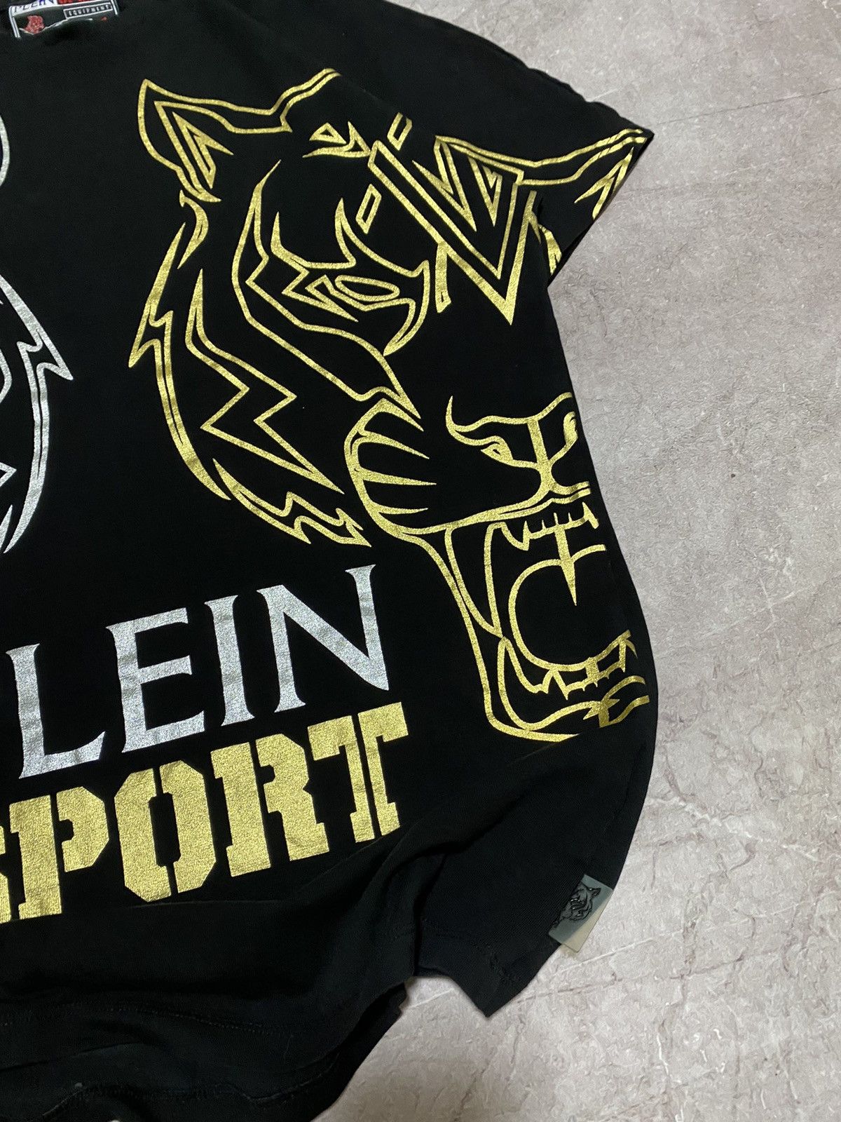 Philipp Plein Rare Philipp Plein Sport Equiment Tiger Big Logo T-Shirt Y2K Size US M / EU 48-50 / 2 - 7 Thumbnail