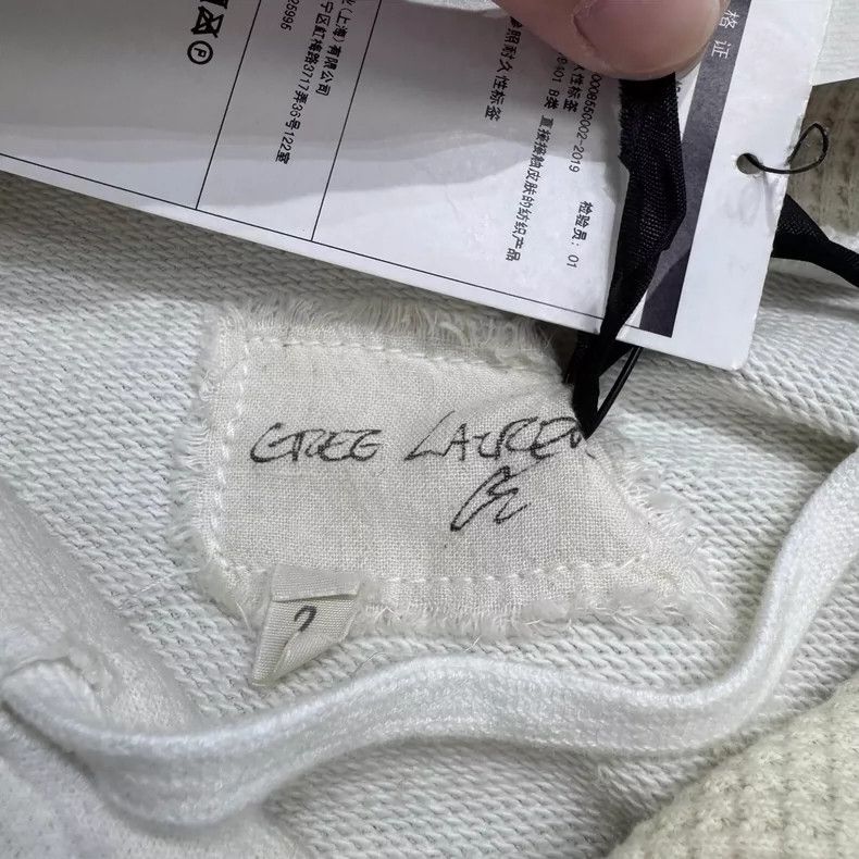 Greg Lauren greg lauren size 2 Splicing denim washed old hoodies and sw Size US M / EU 48-50 / 2 - 2 Thumbnail