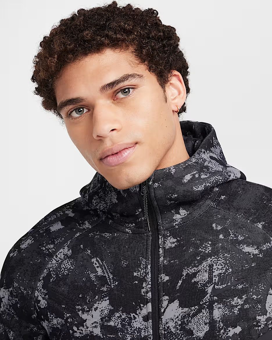 Nike Nike Tech Windrunner Fleece Full-Zip Hoodie Black Size US S / EU 44-46 / 1 - 3 Thumbnail