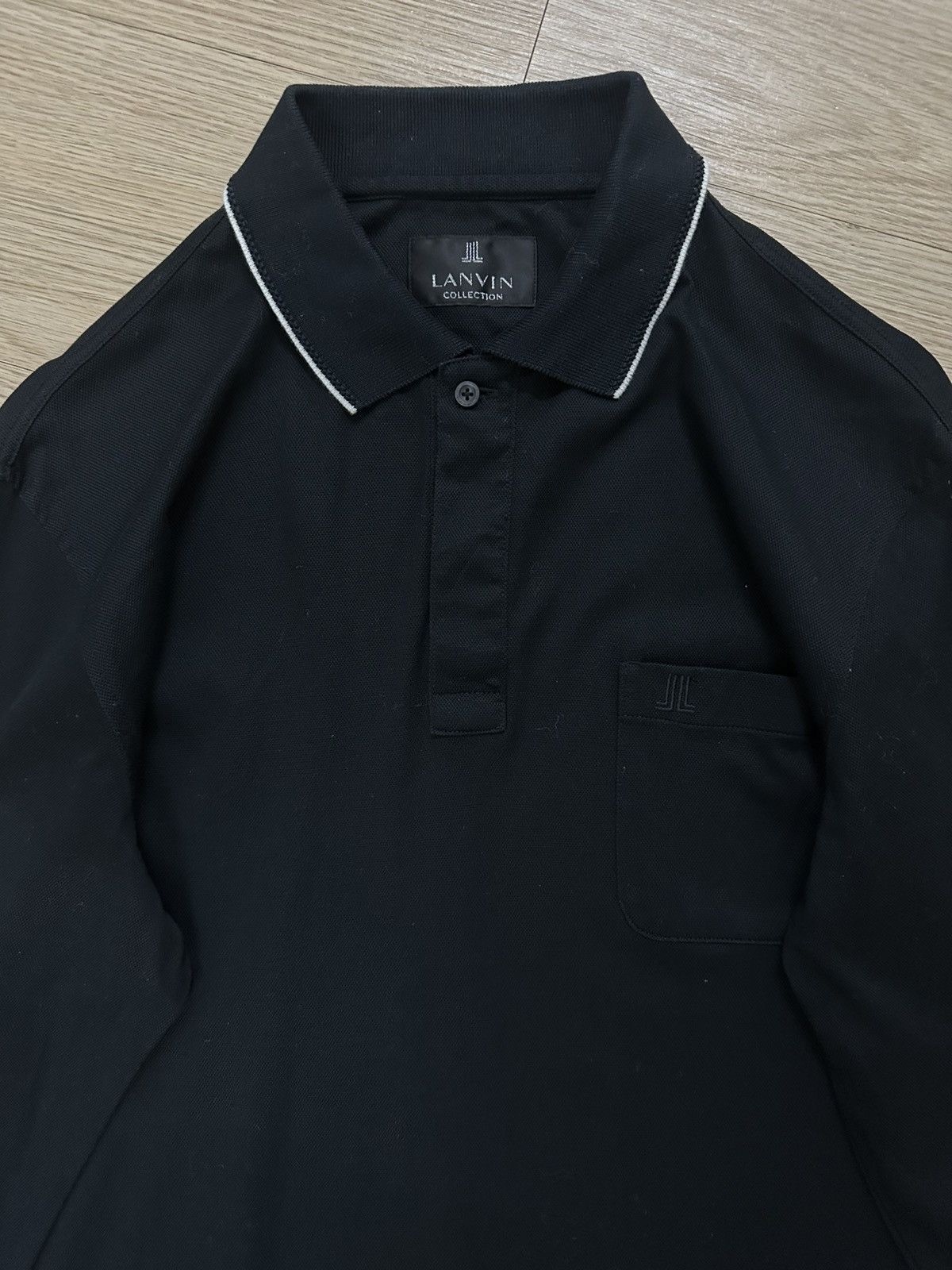 Designer × Lanvin Rare Lanvin Collection Longsleeve Polo Shirt Like New Size US M / EU 48-50 / 2 - 3 Thumbnail