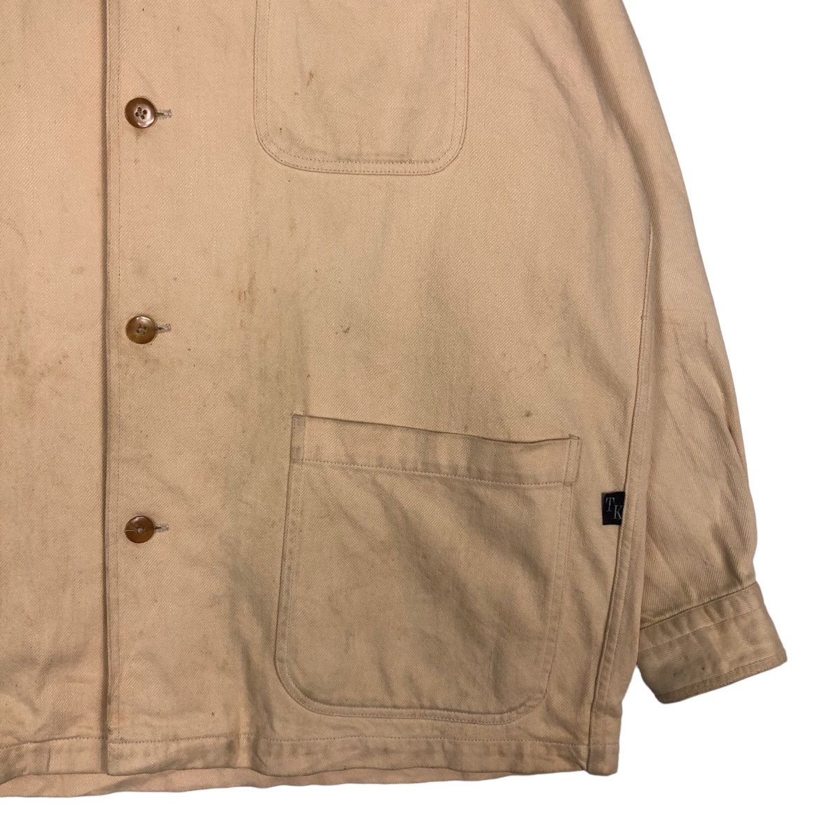 Japanese Brand 🔥Vintage Chore Jacket Work Takeo Kikuchi Duck Canvas Size US L / EU 52-54 / 3 - 5 Thumbnail