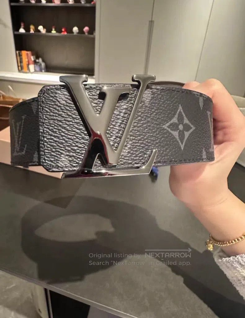 Louis Vuitton Louis Vuitton Black presbyopic belt Men's Classic Black Re Size ONE SIZE - 2 Thumbnail