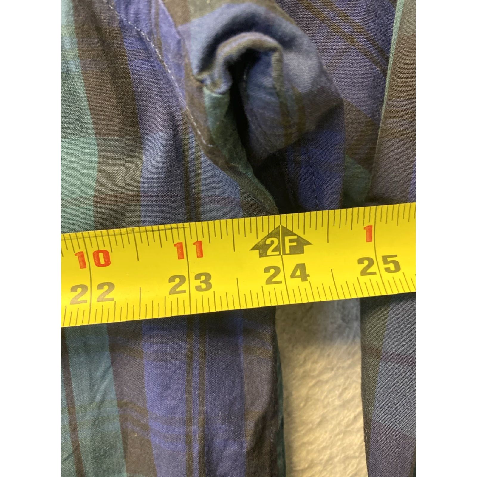 Izod IZOD Long Sleeve Button-Down Plaid Shirt LT Tall Multicolor Casual Workwear Mens Size US L / EU 52-54 / 3 - 6 Thumbnail