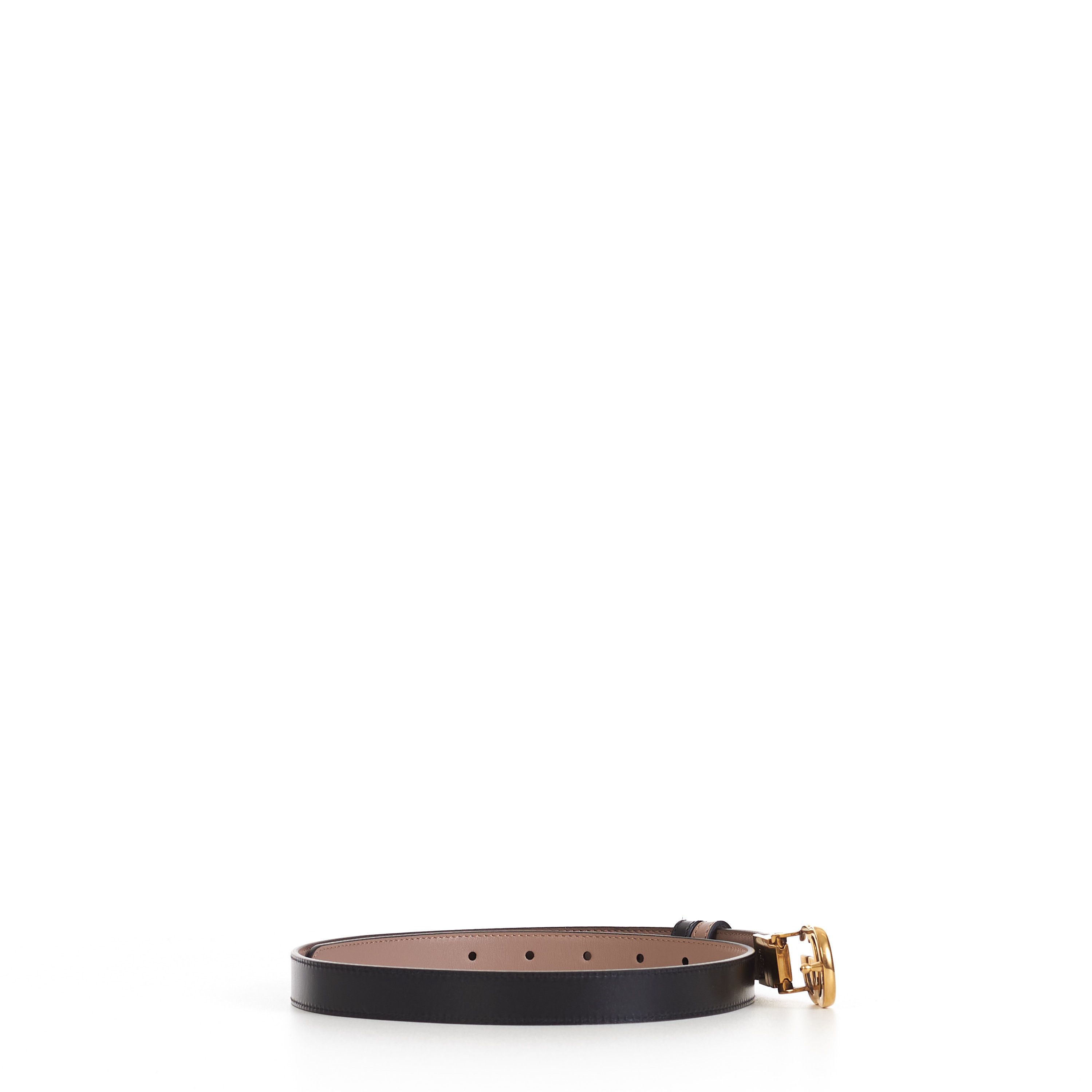 Gucci GG Marmont Reversible 2cm Belt In Pink And Black Leather Size ONE SIZE - 6 Thumbnail