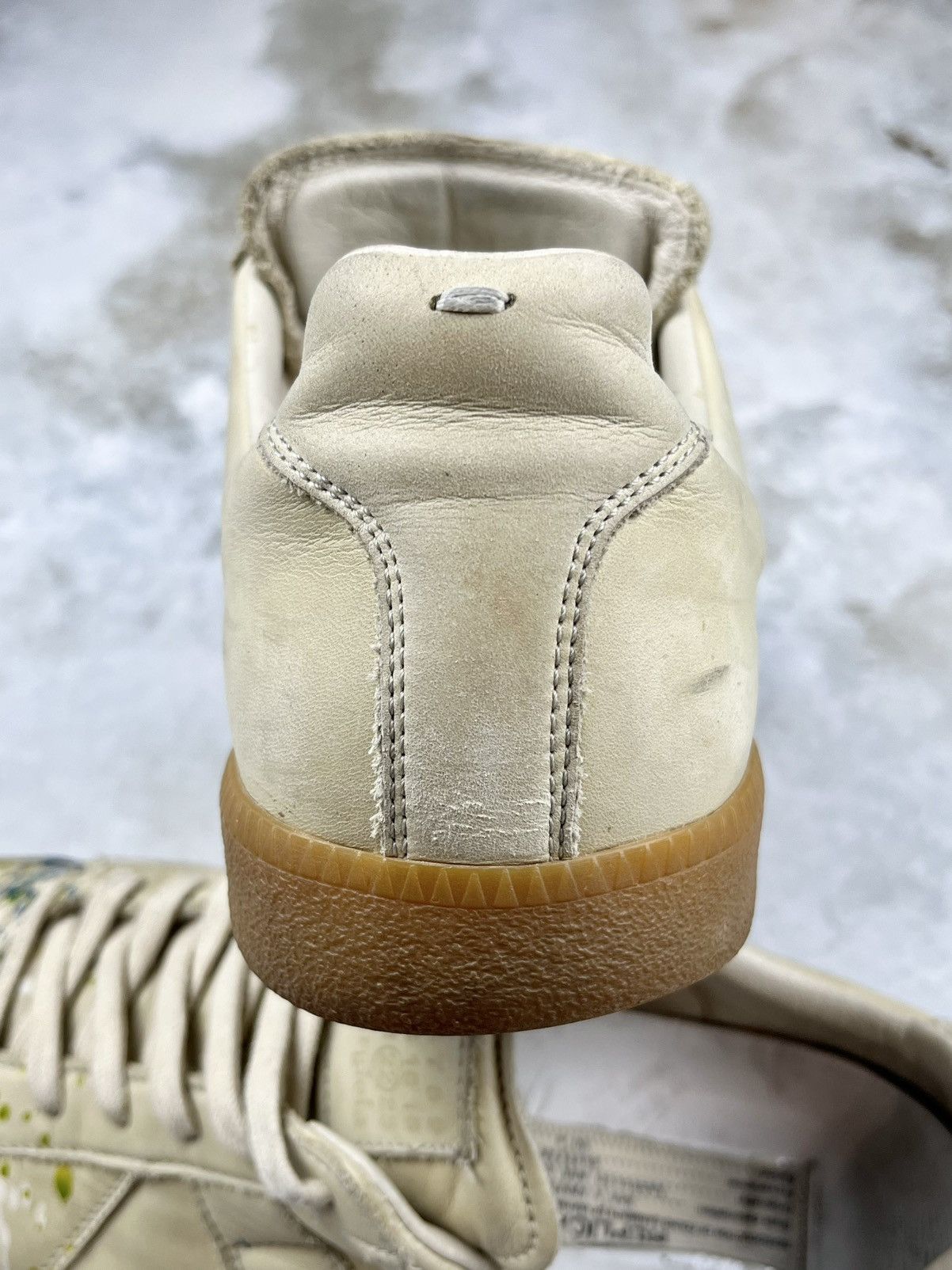Maison Margiela AW16 Maison Margiela Paint Splatter Replica Gat Sneakers Size US 8 / EU 41 - 7 Thumbnail