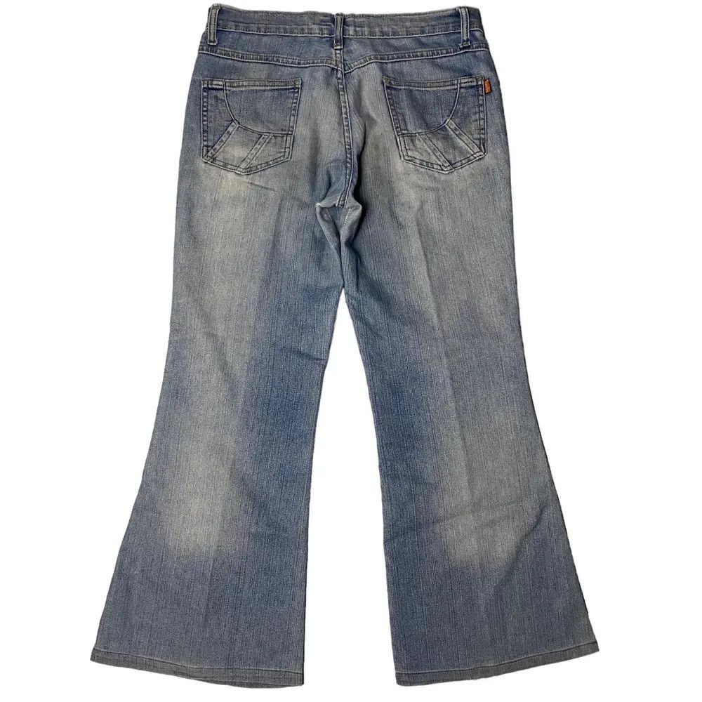 Vintage 2000's Fif Flared Seawash Baggy Jeans Size US 28 / EU 44 - 3 Thumbnail