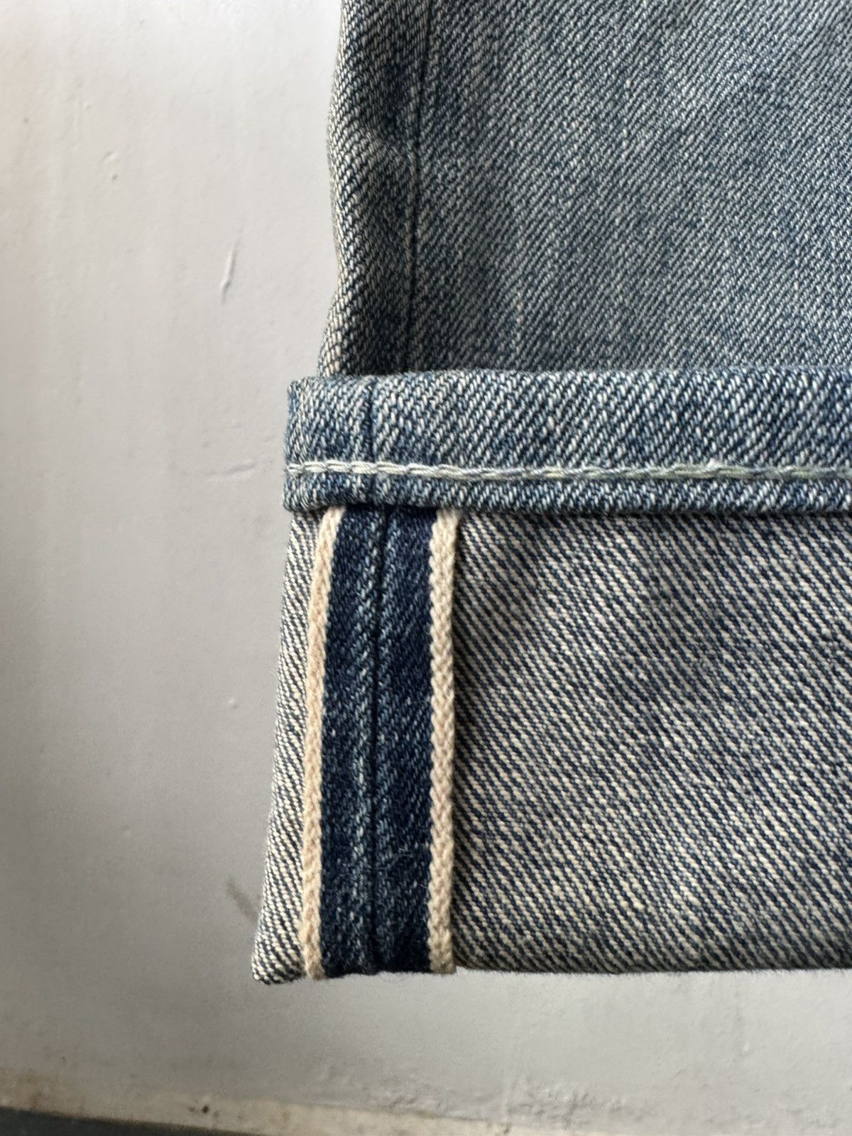 Ralph Lauren 2006 RRL 1/1 Moonshine Wash Lapidary Gemstone Selvedge Denim Size US 35 - 20 Thumbnail