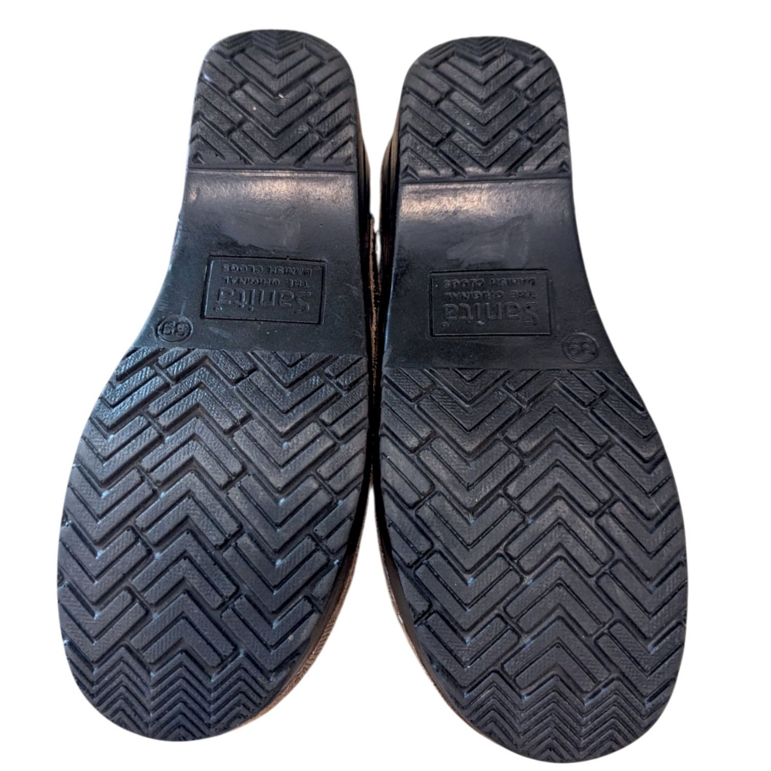 Other Sanita Brown Textured Wave Danish Clogs Size 39 Size US 8 / IT 38 - 10 Thumbnail