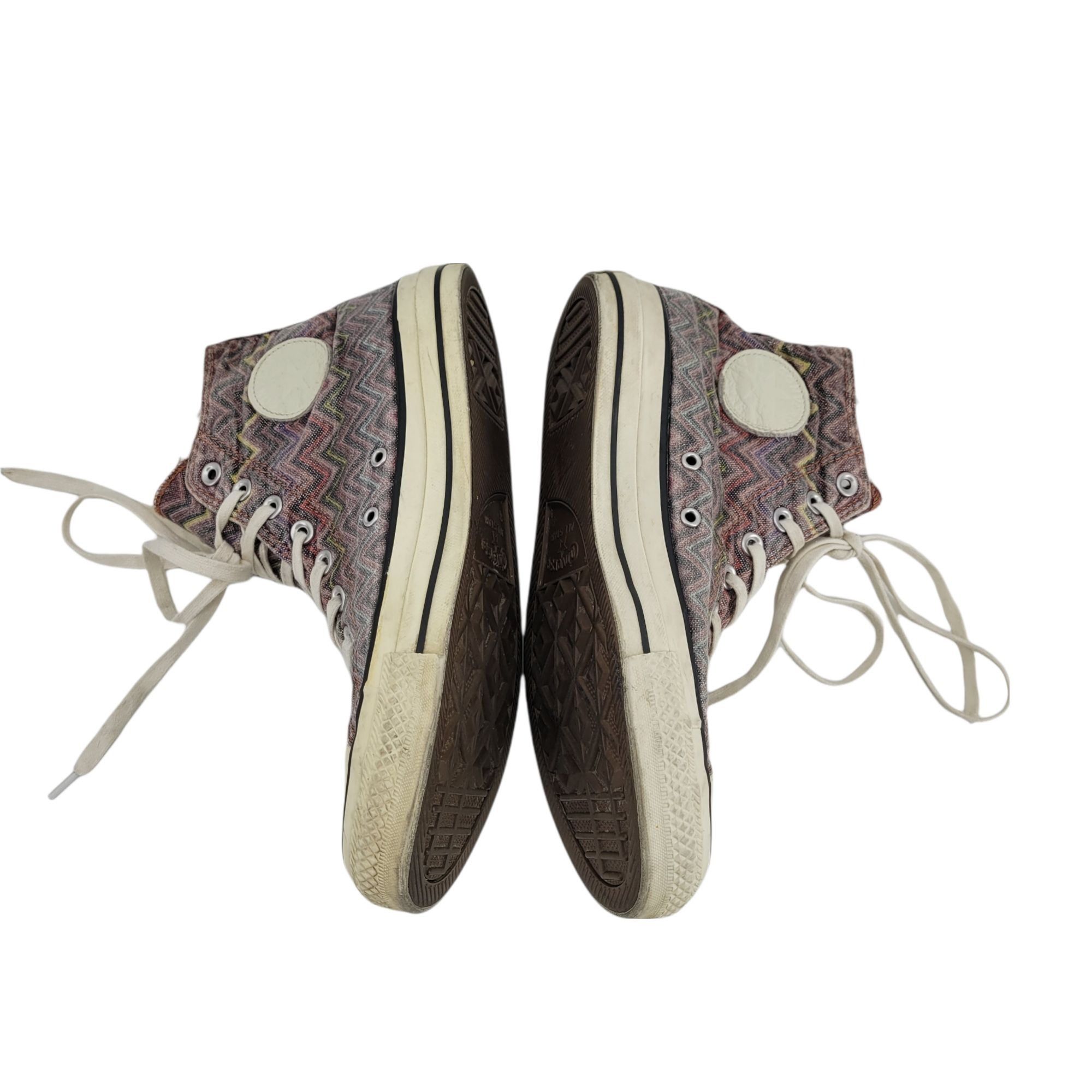 Missoni Missoni Converse Chuck Taylor Hi Top Sneakers M 8 W 10 Purpl Size US 10 / IT 40 - 6 Thumbnail