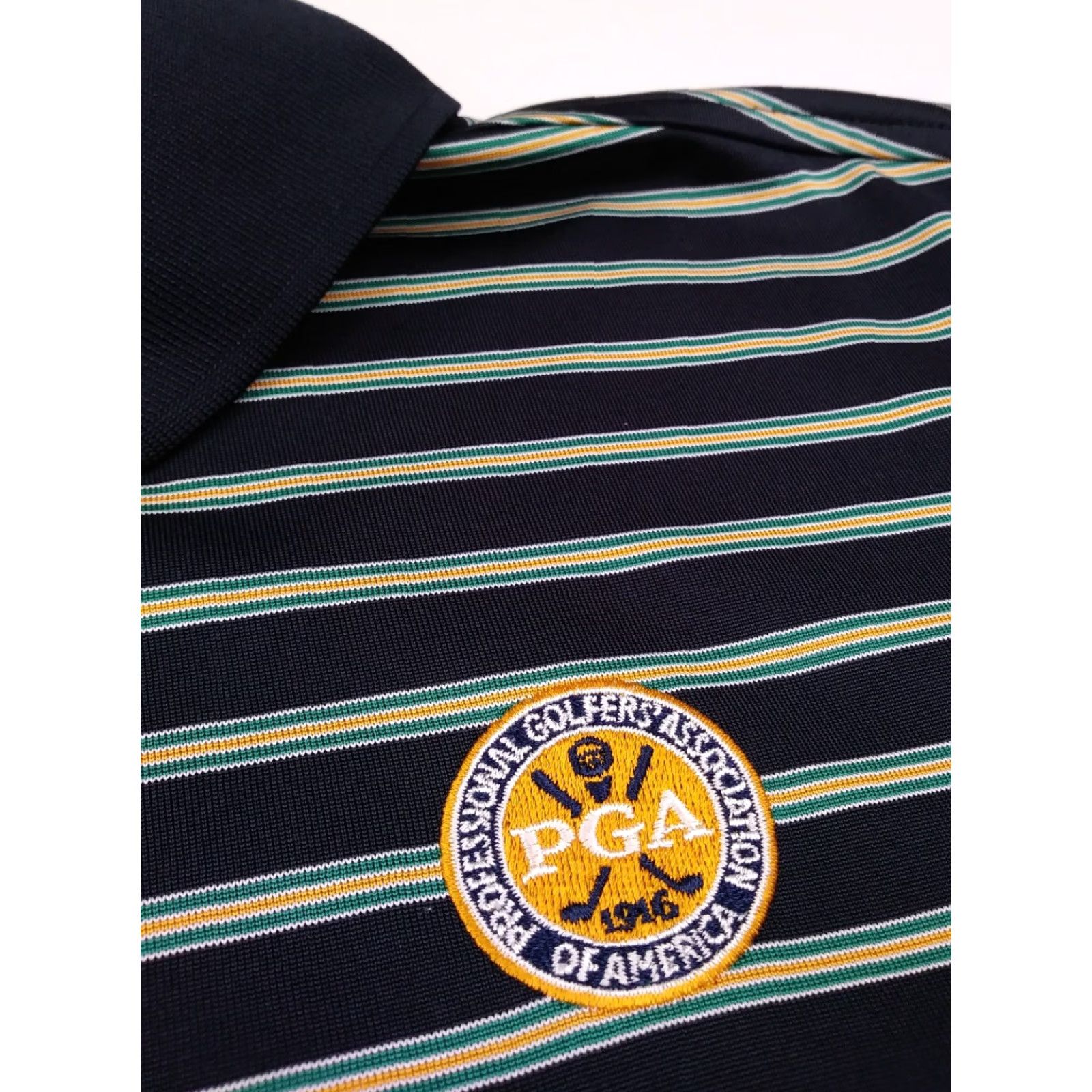 Vintage PGA Performance Polo Shirt Mens Medium Blue Orange Short Sleeve Polo Shirt Size US M / EU 48-50 / 2 - 3 Thumbnail