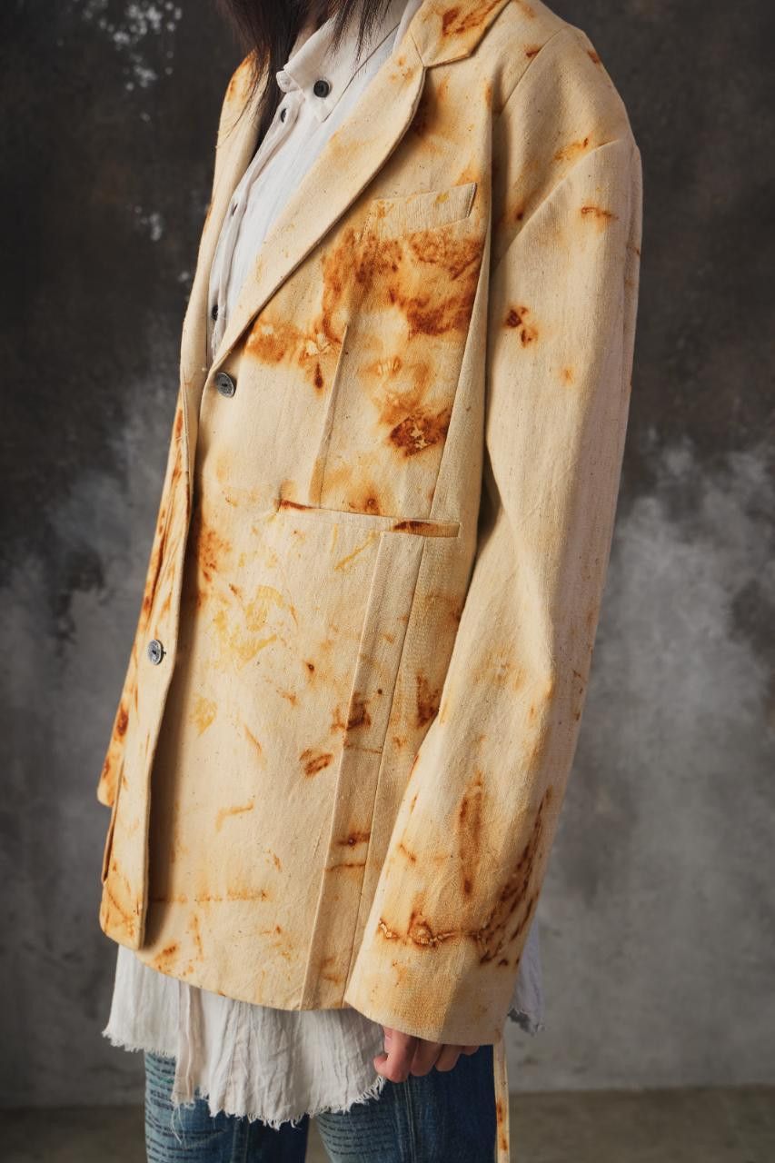 Professor.E Professor.E Abstract Cut Out Blazer - Rusted Dyed Size XS / US 0-2 / IT 36-38 - 2 Thumbnail