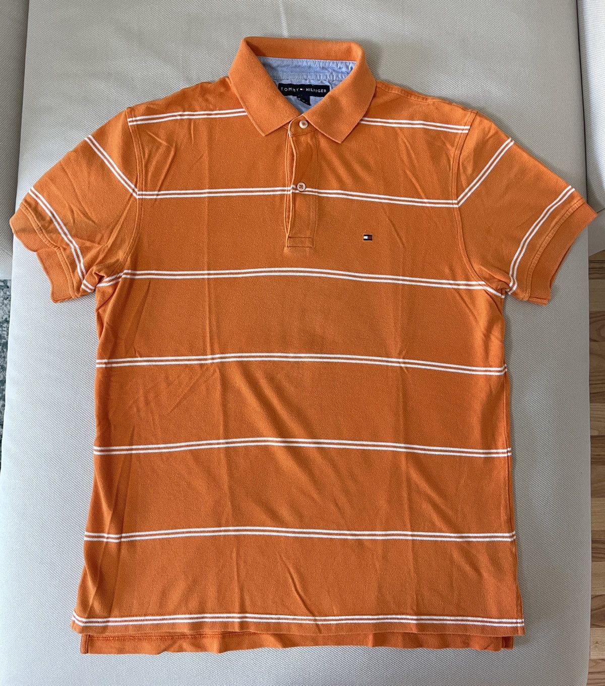 Tommy Hilfiger Tommy Hilfiger Vintage Polo with Stripes Size US M / EU 48-50 / 2 - 3 Thumbnail