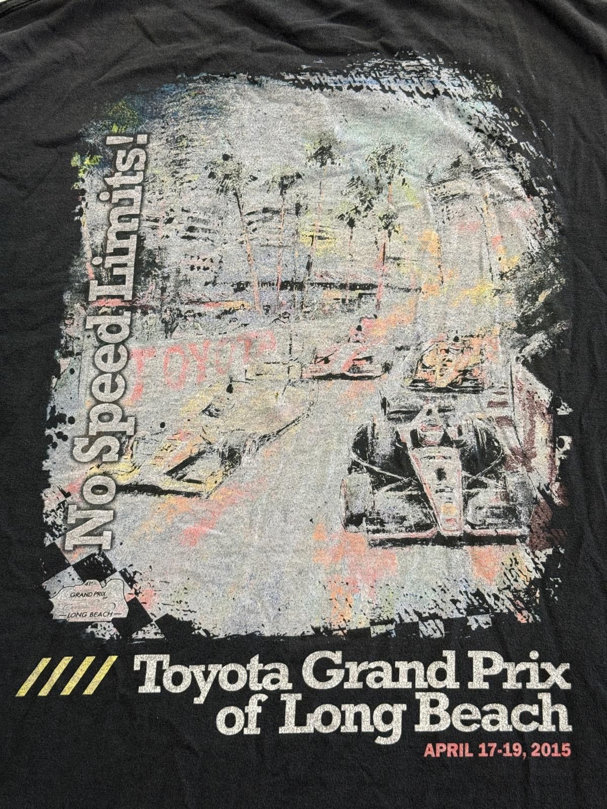 Designer Toyota Grand Prix of Long Beach T-shirt 2015 Indy Car- L Size US L / EU 52-54 / 3 - 1 Thumbnail