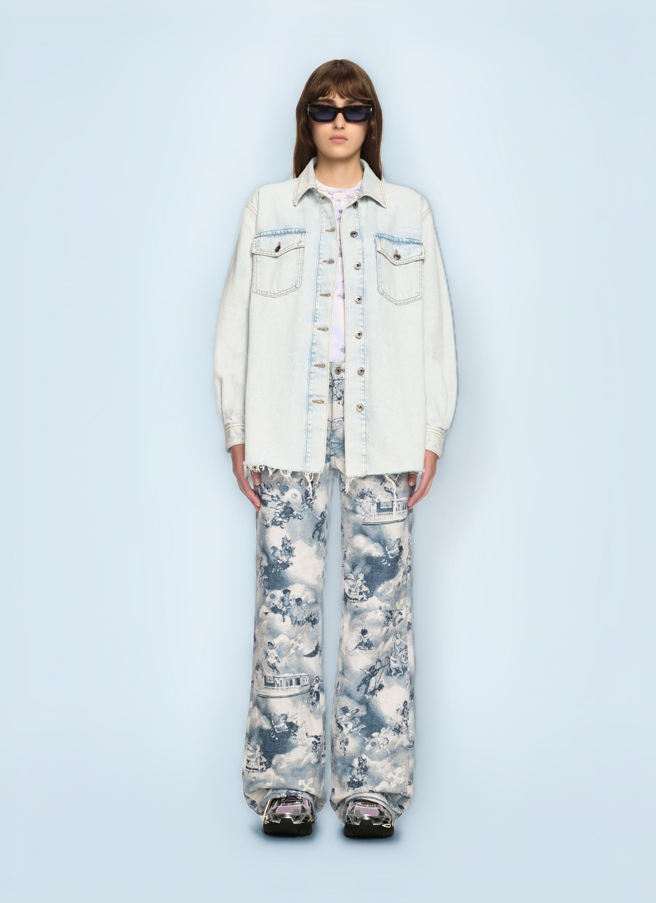 Fresco Arrow Denim Shirt Jacket