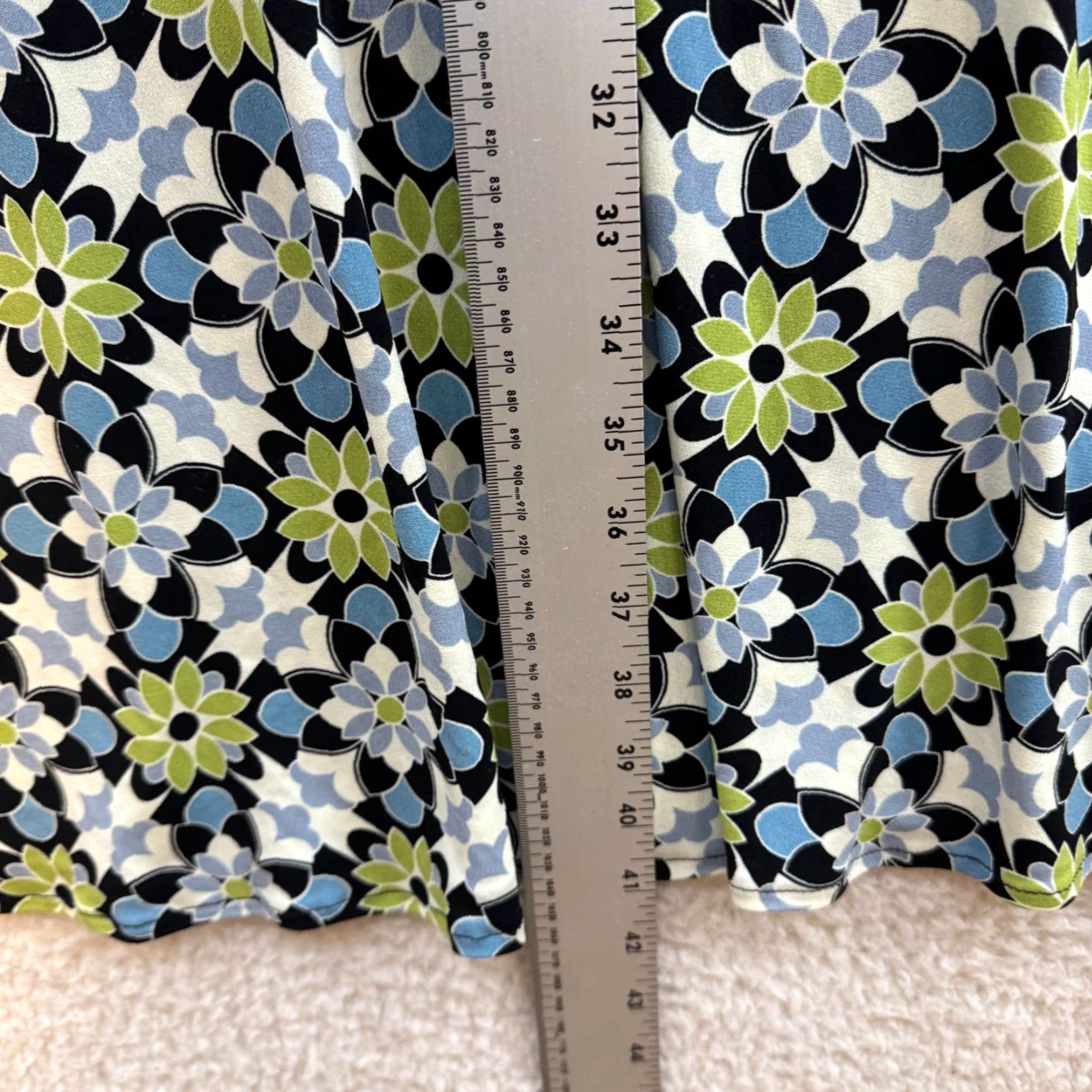 Van Heusen VINTAGE Y2K Van Heusen Dress 4 Small Medium Floral Geometric Groovy Slinky Stretch Retro Women/Men? Size S / US 4 / IT 40 - 7 Thumbnail