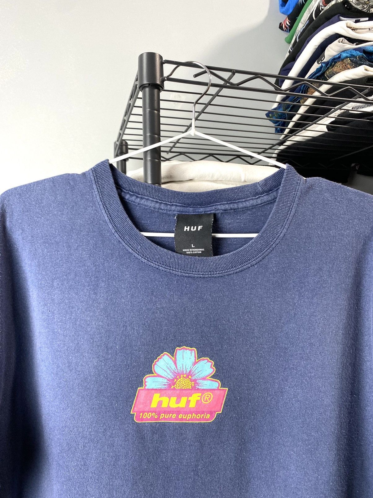 Huf Vintage HUF Sunfaded T Shirt Size US L / EU 52-54 / 3 - 2 Thumbnail