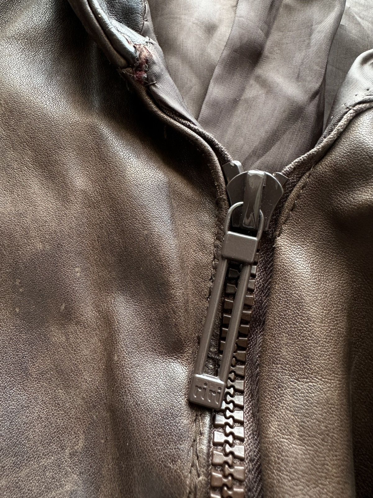 Other 🚨VNTG LEATHER JACKET AVANT GARDE WESTERN BROWN MOTO Size US XS / EU 42 / 0 - 9 Thumbnail