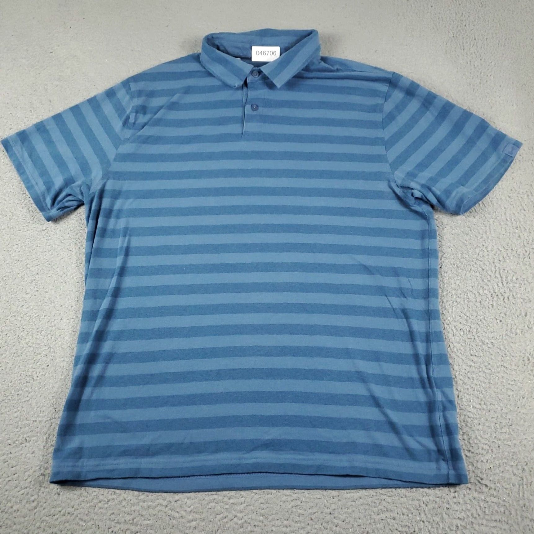 Under Armour VINTAGE Under Armour Polo Shirt Mens XL Blue Striped Cotton Golf Casual Short Sleeve Size US XL / EU 56 / 4 - 2 Thumbnail