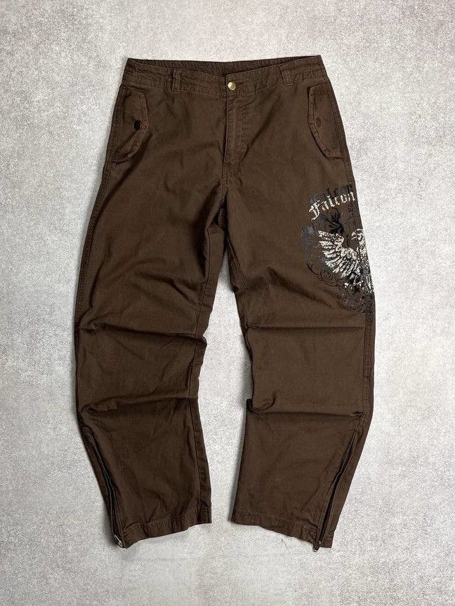 Japanese Brand Vintage Japanese Avantgarde Baggy Pants Y2K 32 Size US 32 / EU 48 - 1 Thumbnail