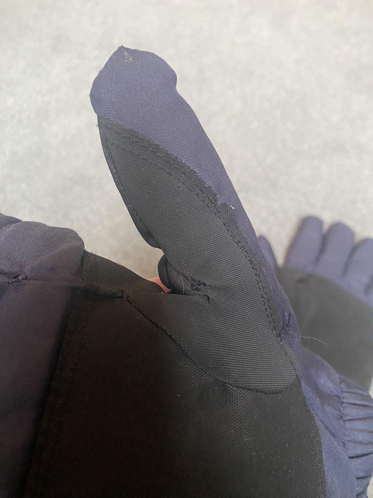 Linea × Prada × Vintage RARE Prada Linea Rossa Technical Fleece Lined Gloves Size ONE SIZE - 4 Thumbnail