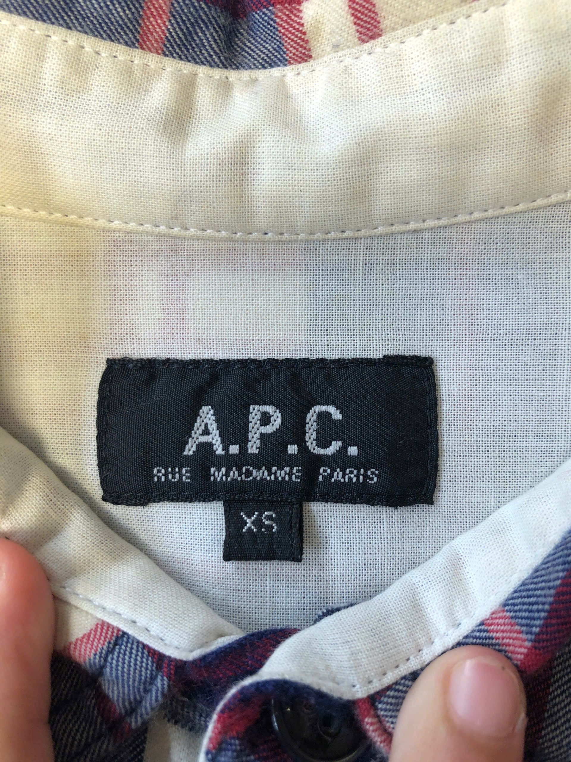 A.P.C. Plaid Flannel Button-Up Shirt Size US XS / EU 42 / 0 - 2 Thumbnail