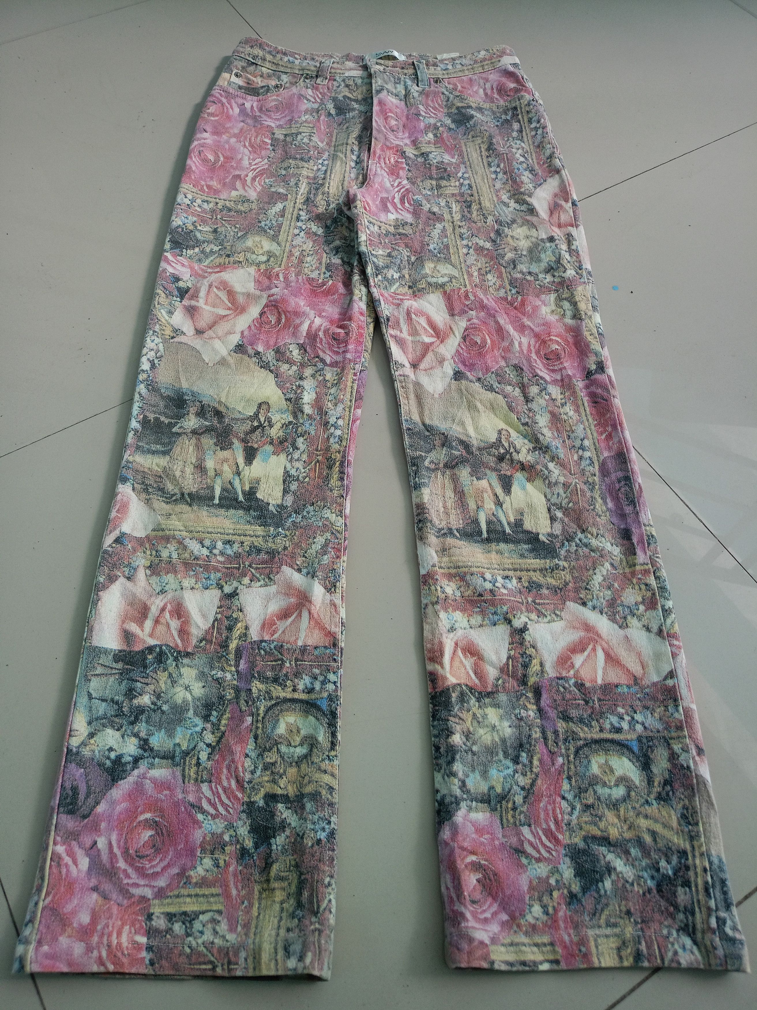 Vintage Vintage Sivvy print Art Pants Size US 27 - 2 Thumbnail